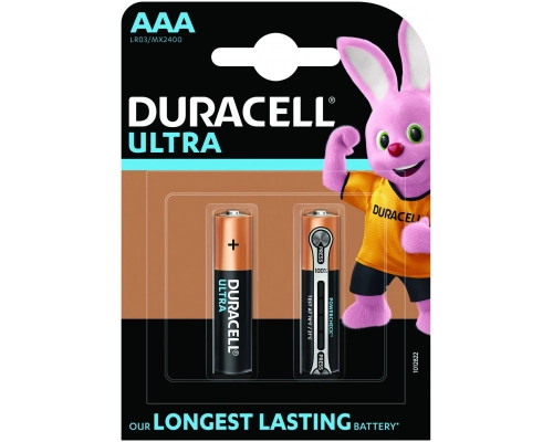 DURACELL LR03 ULTRA POWER 1 шт (в уп 2 шт) - Батарейка тип AAA Дюраселл
