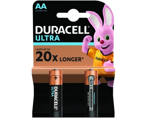 DURACELL LR6 ULTRA POWER 1 шт (в уп 2 шт) - Батарейка тип AA Дюраселл