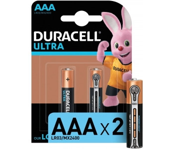 DURACELL LR03 ULTRA POWER уп 2 шт - Батарейка тип AAA Дюраселл
