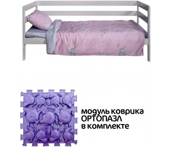 ВОМБАТИК Nature Collection Мишки (розовый) - Комплект постельного белья