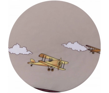 ВОМБАТИК Classic Collection Самолеты - Простыня на резинке 75х75х12 круглая
