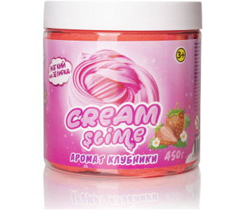 SLIME 'Cream-Slime с ароматом клубники, 450 г' - Набор для творчества слайм