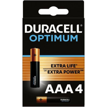 DURACELL LR03-4BL Optimum уп 4 шт - Батарейка тип AAA Дюраселл