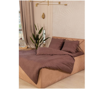PANACOTTI Elegant Line Dark Brown - Комплект постельного белья Евро